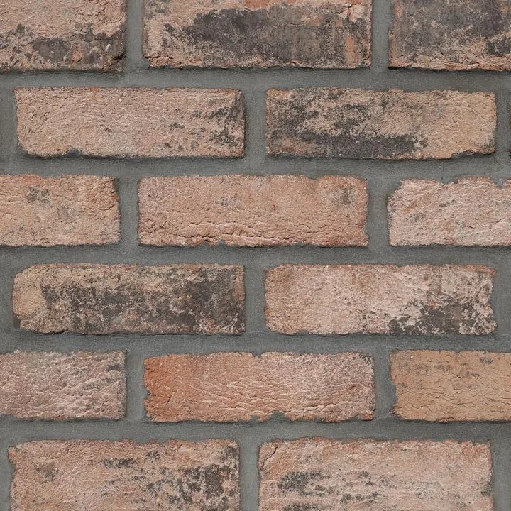 EY06 Pembe İsli el yapımı tuğla yüzey dokusu