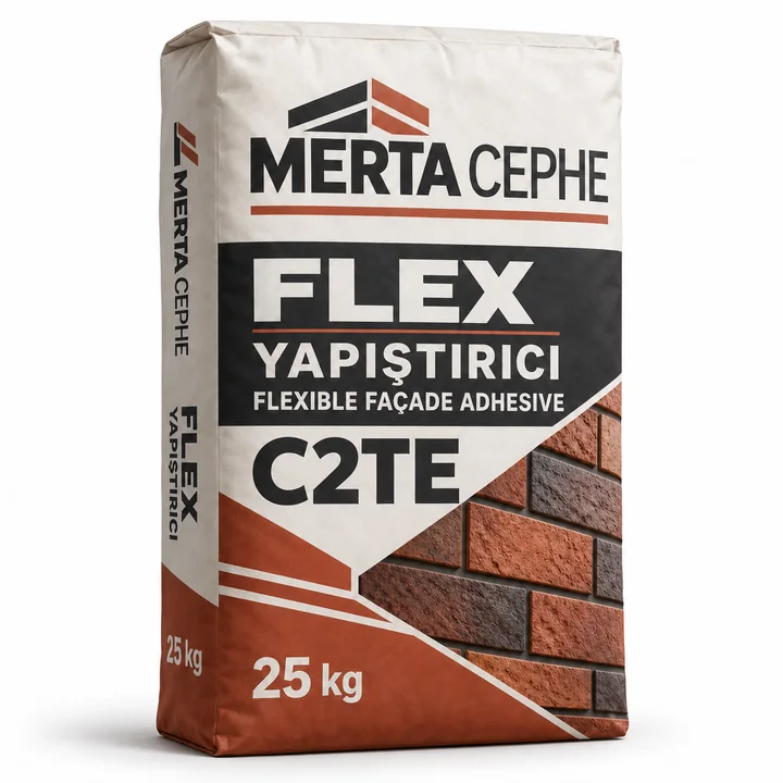 Merta Cephe Flex Yapıştırıcı C2TE 25 kg ambalaj görseli