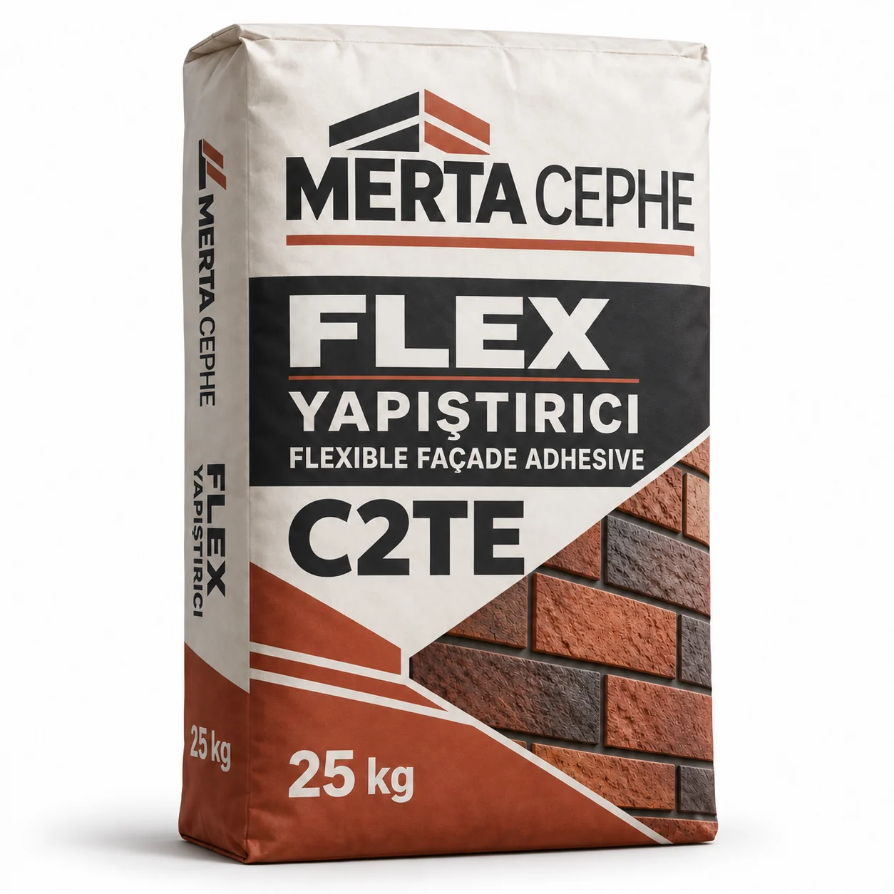 Merta Cephe Flex Yapıştırıcı C2TE 25 kg ambalaj görseli